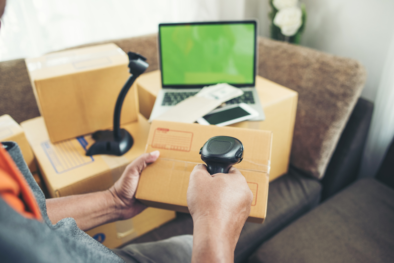 Barcode Machine with box